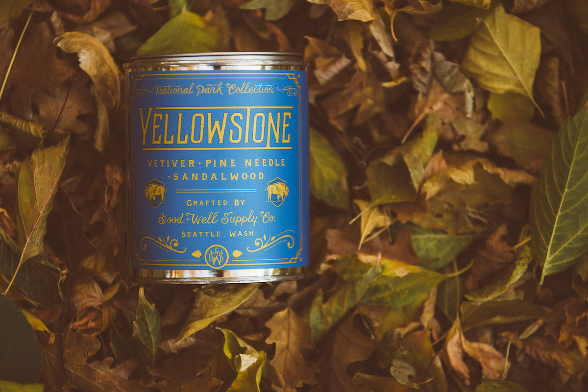 Good and Well Supply Co. Park Candle Yellowstone Montana Supply Co.