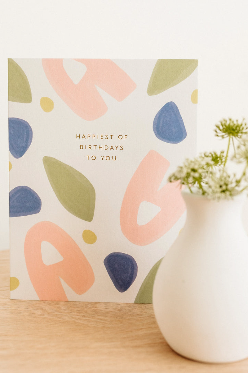 Ramona & Ruth Birthday Floral Confetti Card Montana Supply Co.