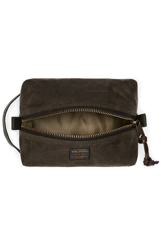Filson | Tin Cloth Travel Kit - Otter Green – Montana Supply Co.