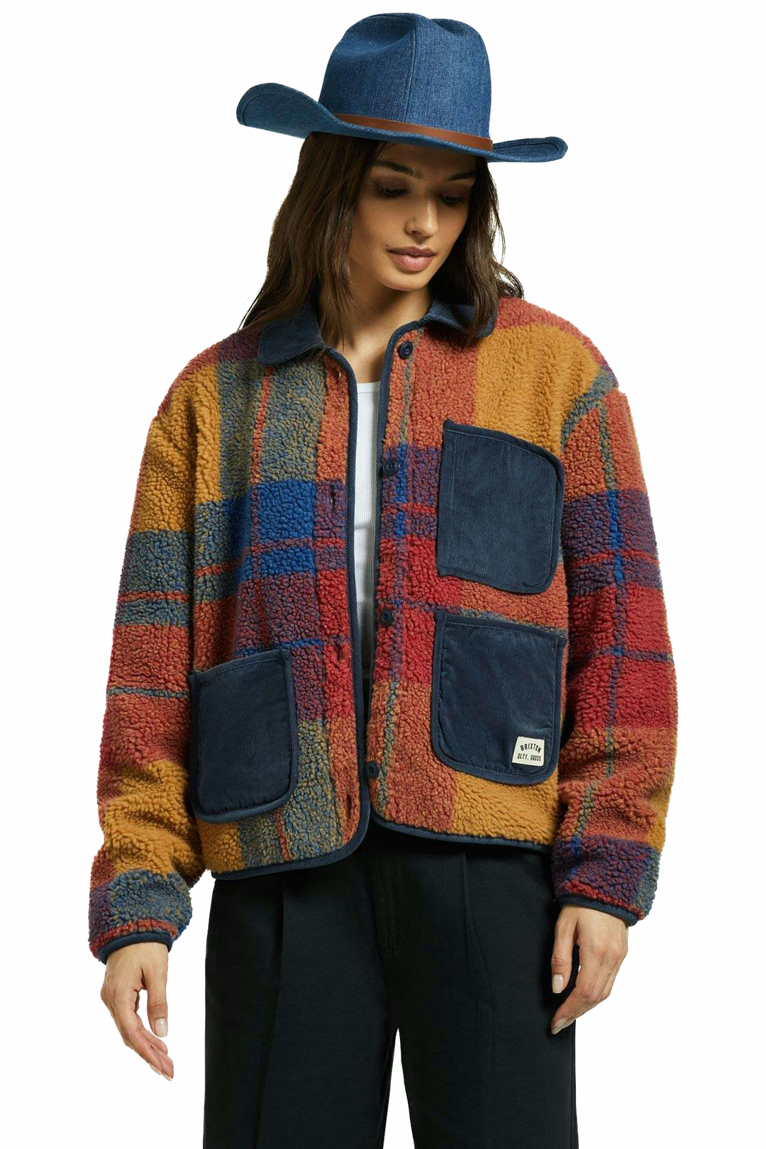 Brixton | Range 70's Cowboy Hat - Denim - Women's – Montana Supply Co.