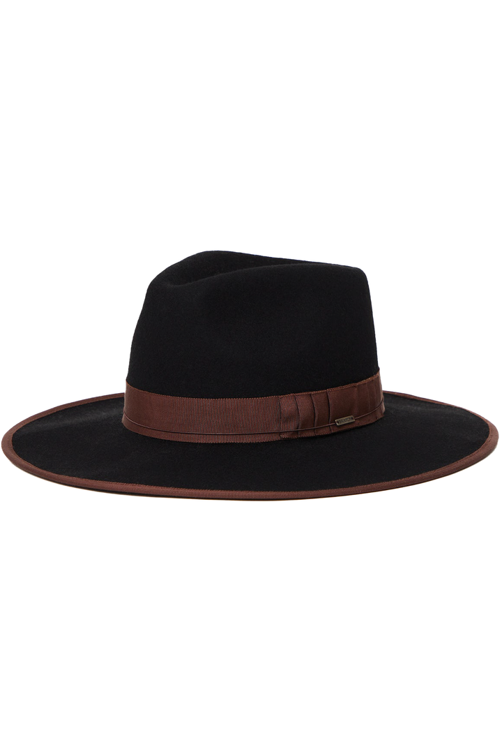 Brixton | Reno Fedora - Black/Brown - Men display picture 1