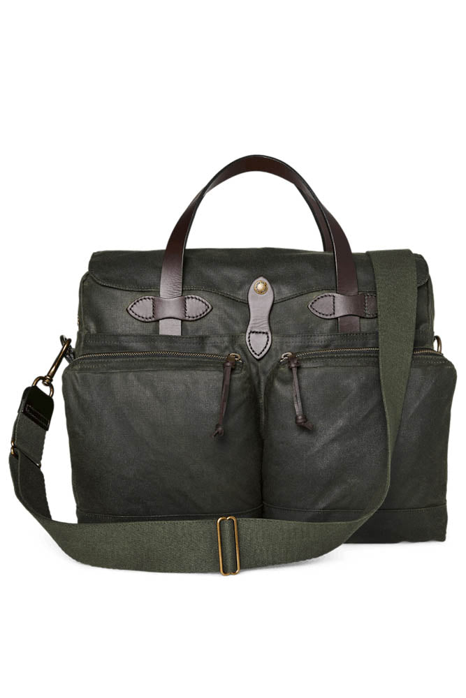 Filson | 24 Hour Tin Cloth Briefcase - Otter Green – Montana