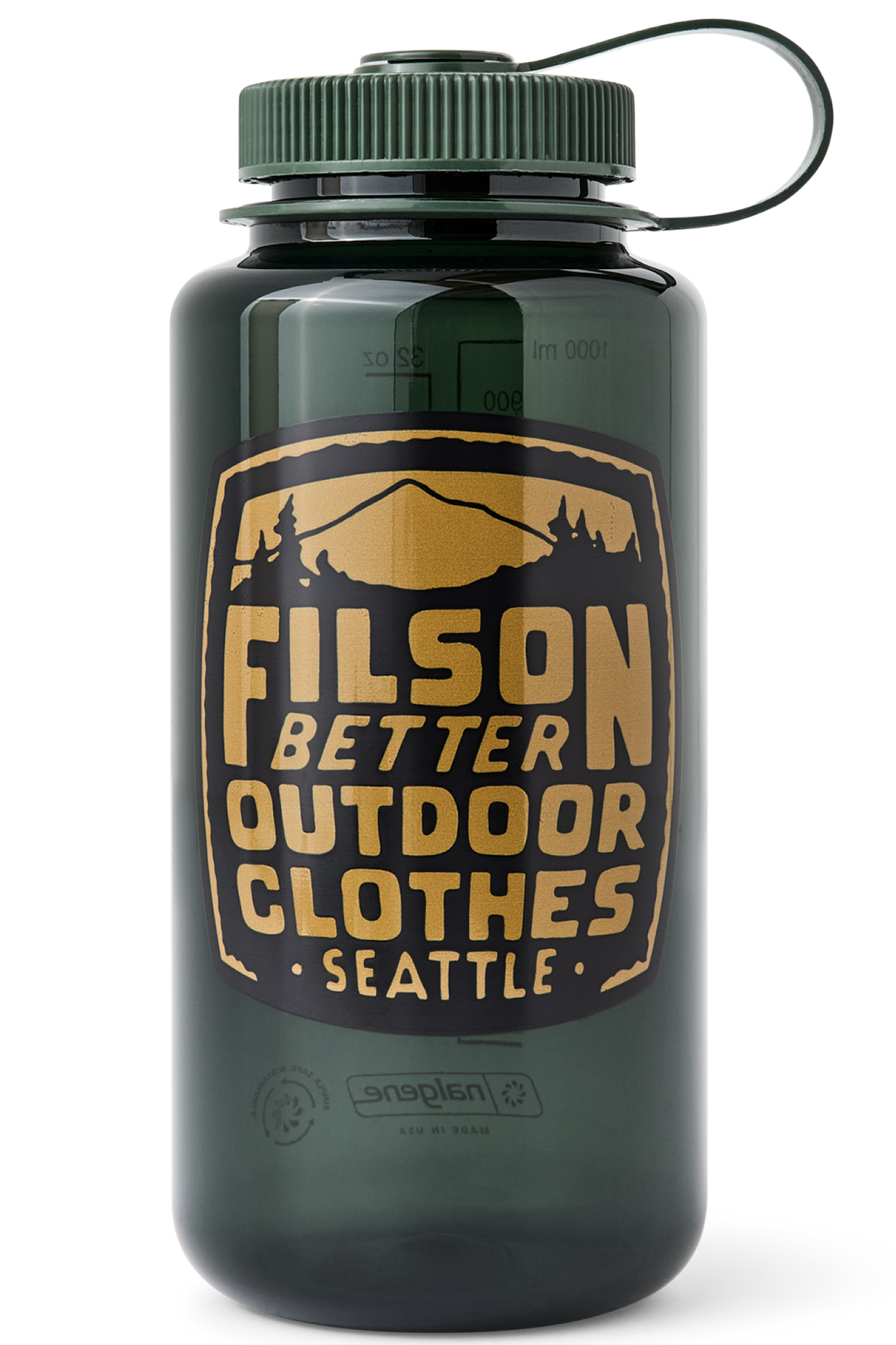 Filson | 32oz Nalgene Bottle - Jade / Vintage Seal – Montana