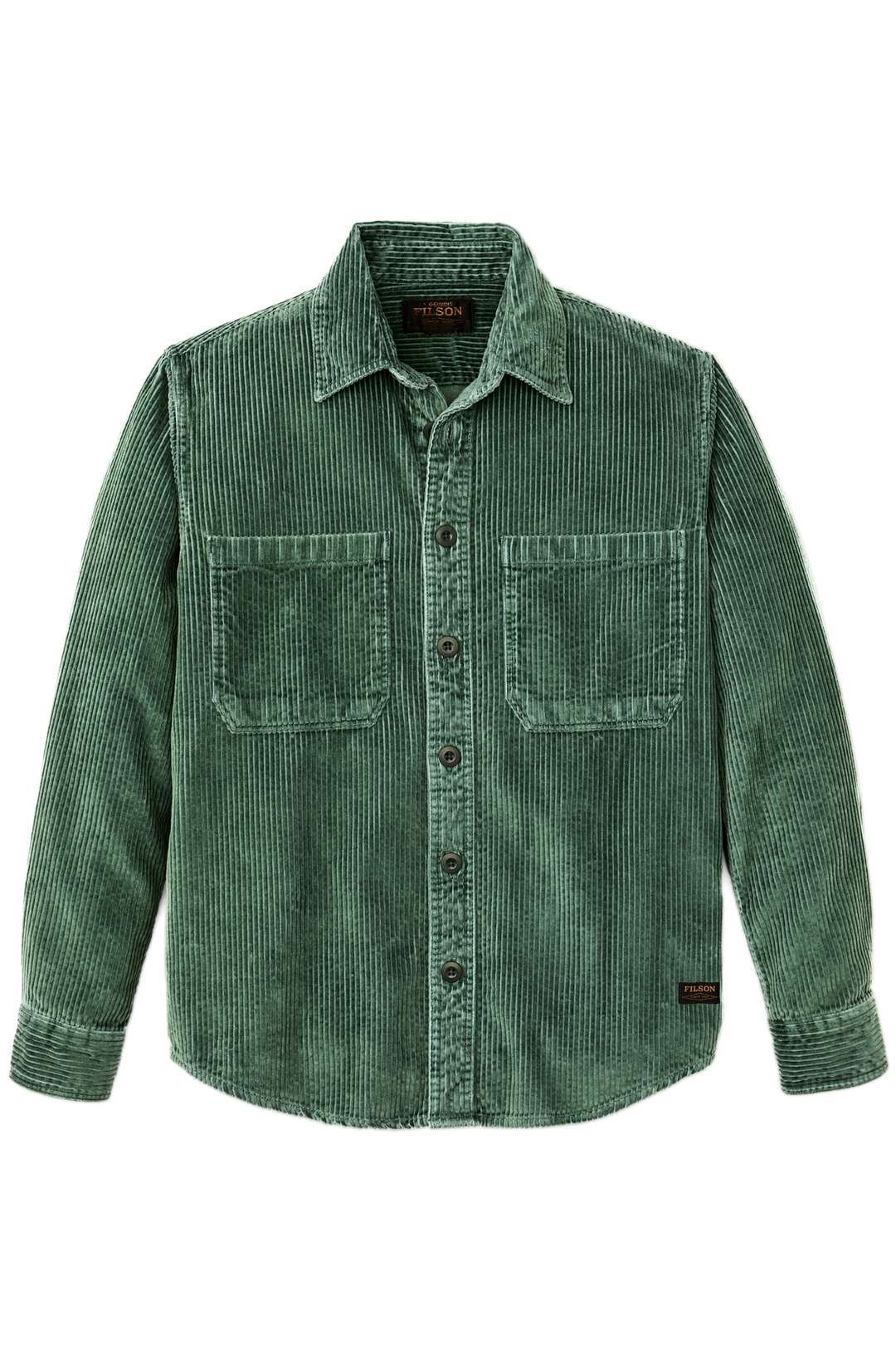 The Union /THE FABRICオリーブグリーン ベスト Mサイズ Filson | 6-Wale Corduroy Shirt - Seabed Green - In Stock – Montana