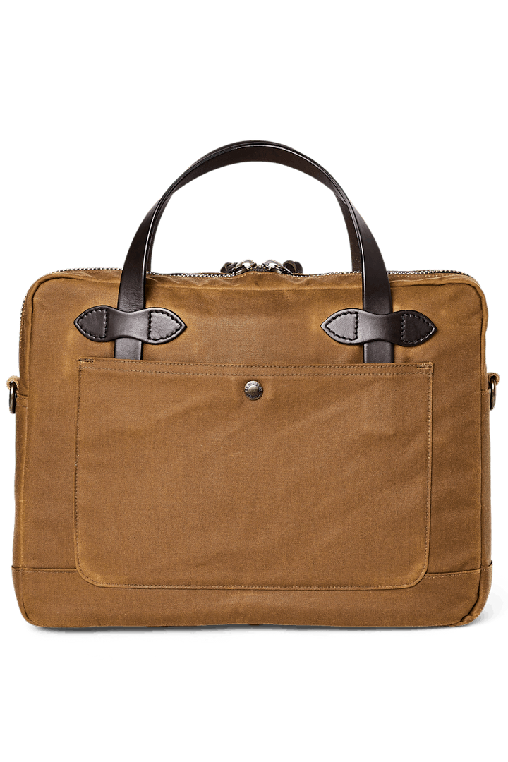 FILSONのビンテージバック、 ほぼ未使用 Filson | Tin Cloth Compact Briefcase - Dark Tan – Montana Supply Co.