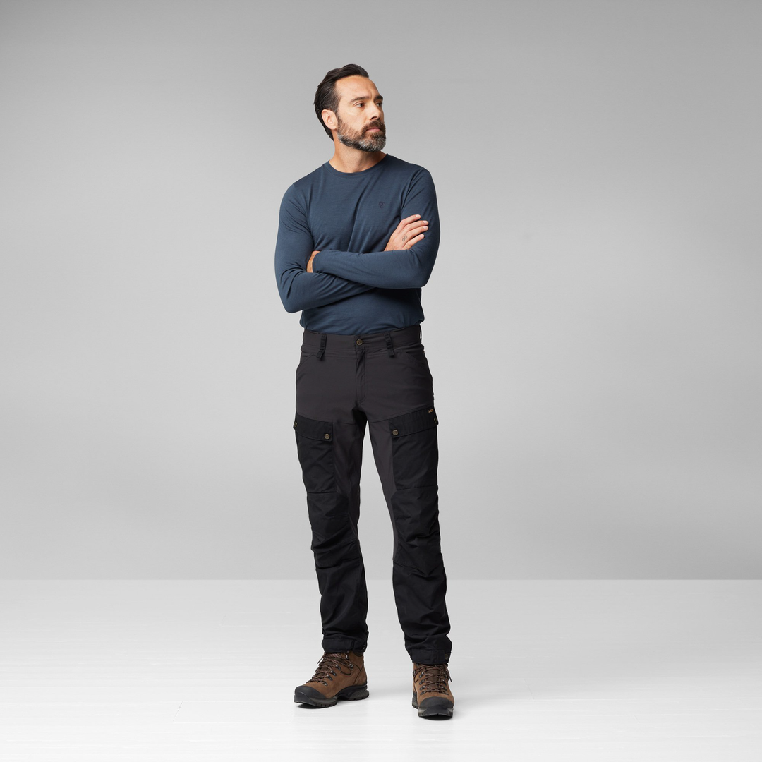 パンツ :( Fjallraven | Keb Trousers - Dark Olive - Dark Grey - Men's