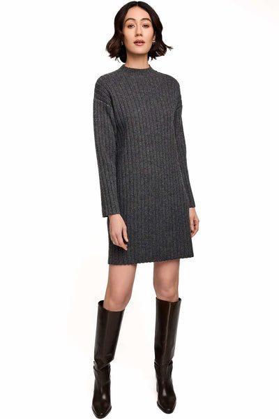charcoal grey sweater dress Charcoal Wool Winter Sweater Dress