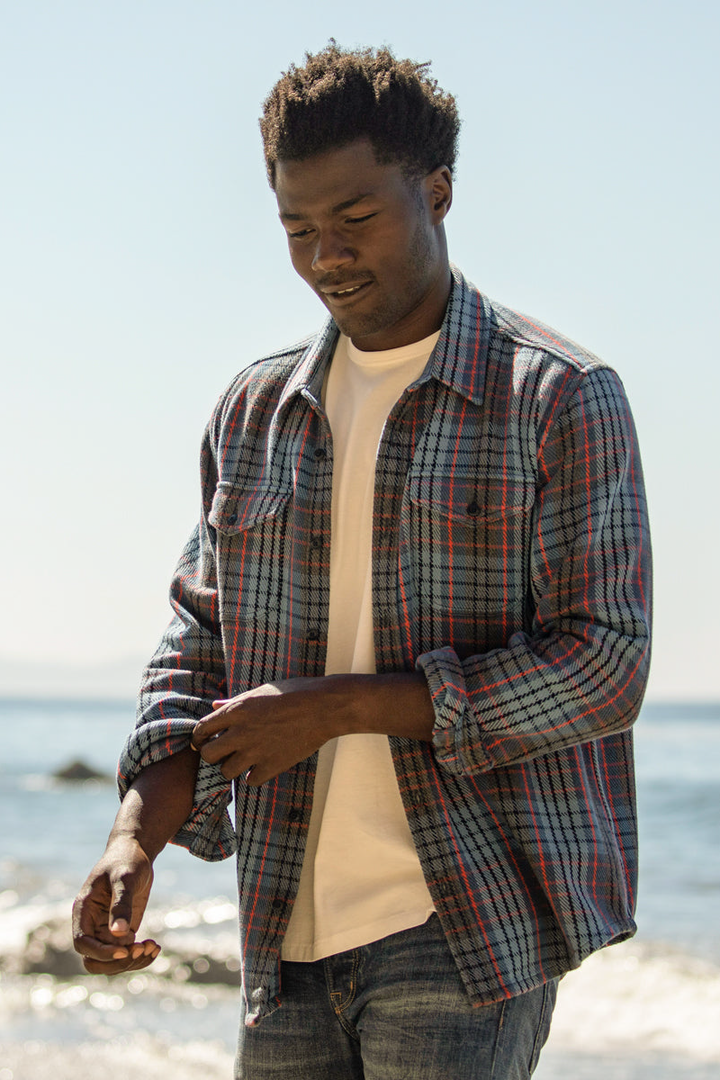 Outerknown | Blanket Shirt - Pacific Old Coast Plaid - Men 