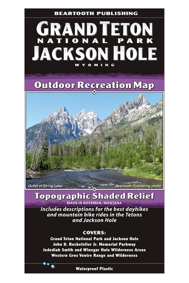 Beartooth Publishing | Grand Teton National Park Map